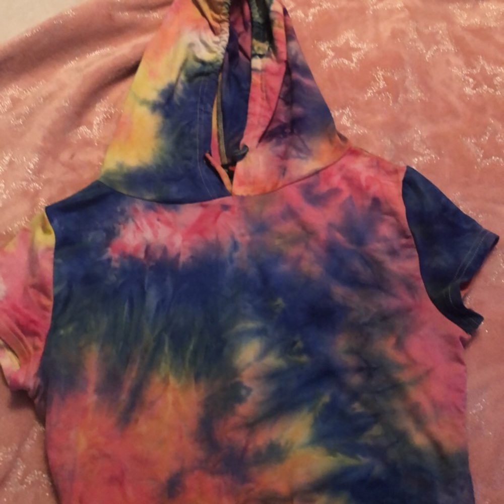 Tye-dye xl Crop top